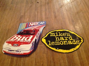 lot 56 image: Metal Beer Signs