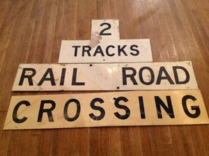 lot 57 image: Rail Road Signs