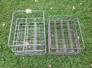 lot 103 image: Vintage Milk Crates