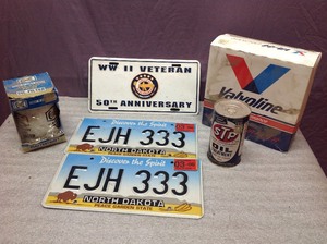 lot 65 image: License Plates & Auto Products