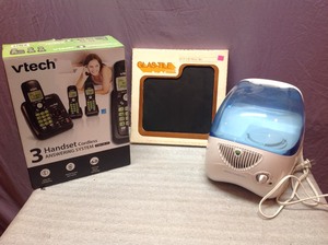lot 67 image: Humidifier, Mirror Tiles & Cordless Phone System