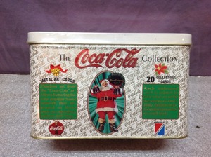 lot 142 image: Coca-Cola Metal Art Cards