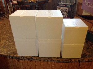 lot 144 image: Styrofoam Coolers & Ice Packs