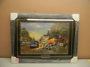 lot 1 image: Spring Cleaning by Dave Barnhouse. 37x26 VERY NICE. With COA - SEE PICTURES