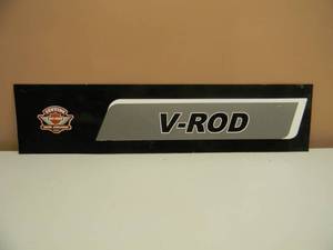 lot 4 image: Harley V-ROD Tin Sign 7x30 - SEE PICTURES