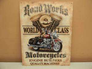 lot 16 image: World Class Motorcycles Tin Sign 16x13  - SEE PICTURES