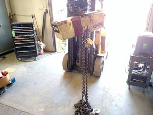 lot 27 image: Coffing 2 Ton Electric Chain Hoist ...