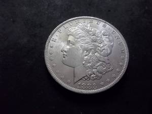 1883 O Morgan Silver Dollar