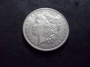 1884 O Morgan Silver Dollar