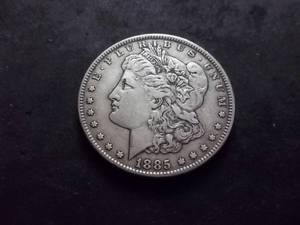 1885 Morgan Silver Dollar