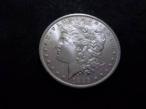 1885 O Morgan Silver Dollar