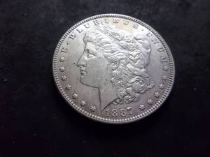 1887  Morgan Silver Dollar