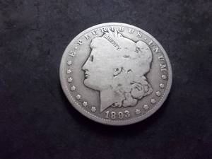 1893 Morgan Silver Dollar