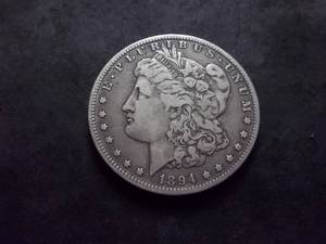 1894 O Morgan Silver Dollar