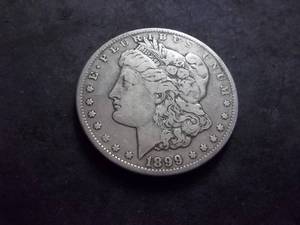 1899 O Morgan Silver Dollar Micro O