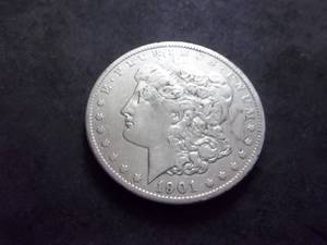 1901 O Morgan Silver Dollar