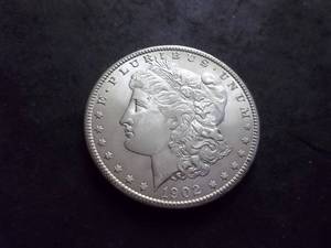 1902 O Morgan Silver Dollar