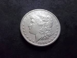 1904 Morgan Silver Dollar