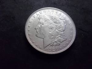 1921 D Morgan Silver Dollar