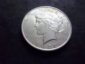 1922  Silver Peace Dollar