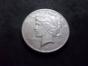 1926 Silver Peace Dollar