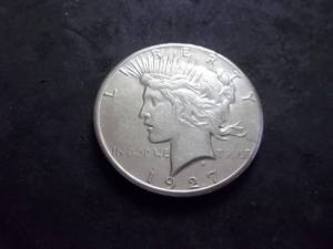 1927 Peace Silver Dollar
