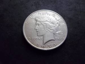 1934 D Silver Peace Dollar
