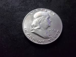 1951 D Franklin Half Dollar