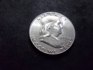 1954 Franklin Half Dollar