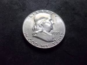 1959 Franklin Half Dollar