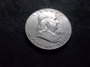 1961 Franklin Half Dollar