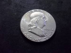 1963 Franklin Half Dollar