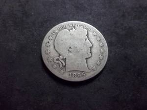 1895 Barber Half Dollar