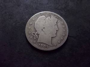 1904 S Barber Half Dollar