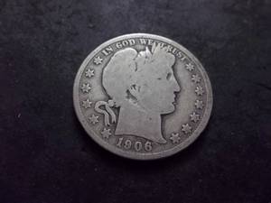 1906 D Barber Half Dollar