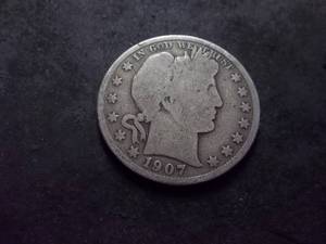 1907 Barber Half Dollar