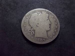 1907 O Barber Half Dollar