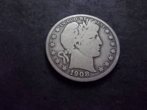 1908 Barber Half Dollar
