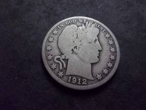 1912 Barber Half Dollar