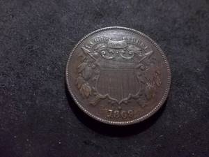 1869 2-Cent Piece