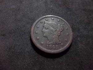 1845 Large Cent
