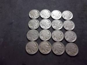 16 Buffalo Nickels