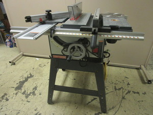 lot 901 image: CRAFTSMAN 10 TABLE SAW, WITH EXTRA BLADE, OWNERS MANUAL