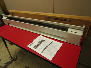 lot 928 image: MARLEY ELECTRIC BASEBOARD HEATER - NEW