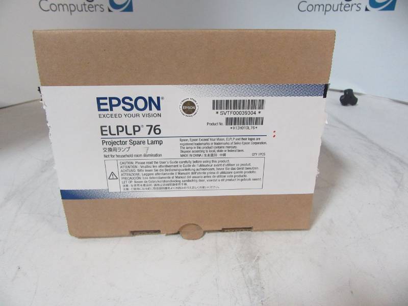 New Epson ELPLP 76 Projector Spare Lamp