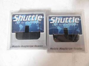 Lot of 2 New Shuttle Mobile Mag Stripe Readers