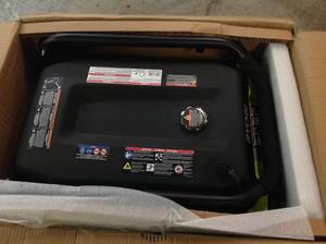 lot 7 image: RYOBI 6,500-Watt Gasoline Powered Portable Generator with CO Shutdown Sensor