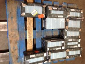 lot 17 image: 11 CASES OF JEFFREY COURT Aquamarine 3 in. x 6 in. Glossy Ceramic Wall Tile (10 sq. ft.  case)