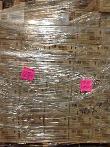 lot 27 image: PALLET WITH 150 CASES OF ECOSMART 35-Watt Equivalent MR16 Dimmable Energy Star LED Light Bulb Bright White (3-Pack) (NOT USED)