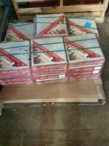 lot 29 image: PALLET WITH 28 CASES OF SNAPSTONE Mist 12 in. x 12 in. Porcelain Floor Tile (5 sq. ft.  case) (NOT USED)